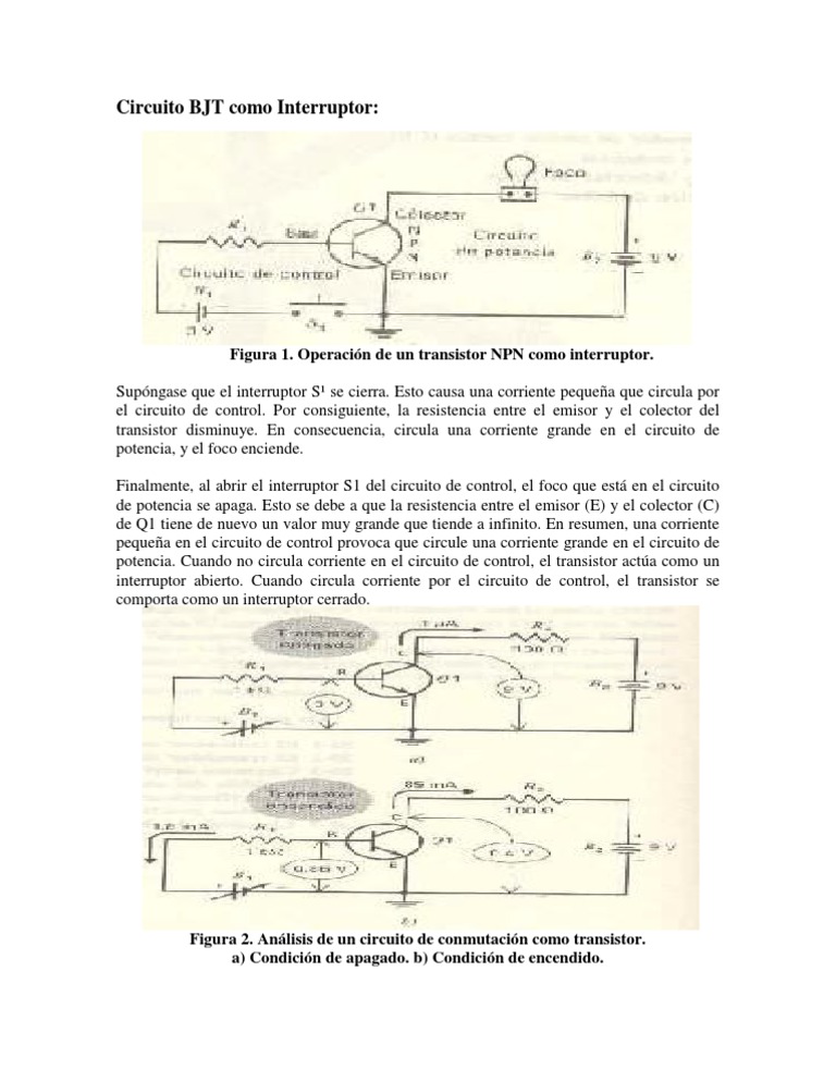 Circuito BJT Como Interrupt or PDF