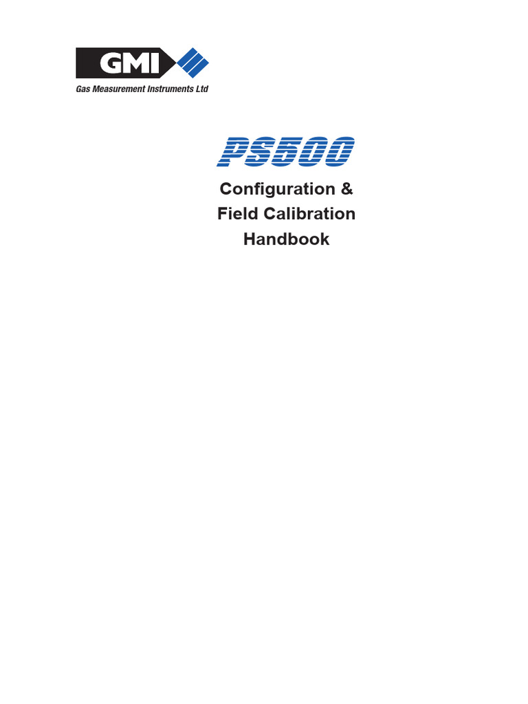 PS500 Configuration & Calibration Guide | PDF | Oxide | Calibration