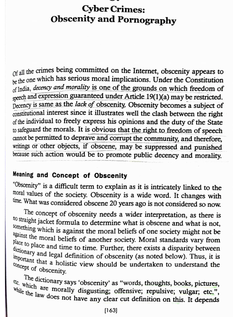 Obscenity | PDF