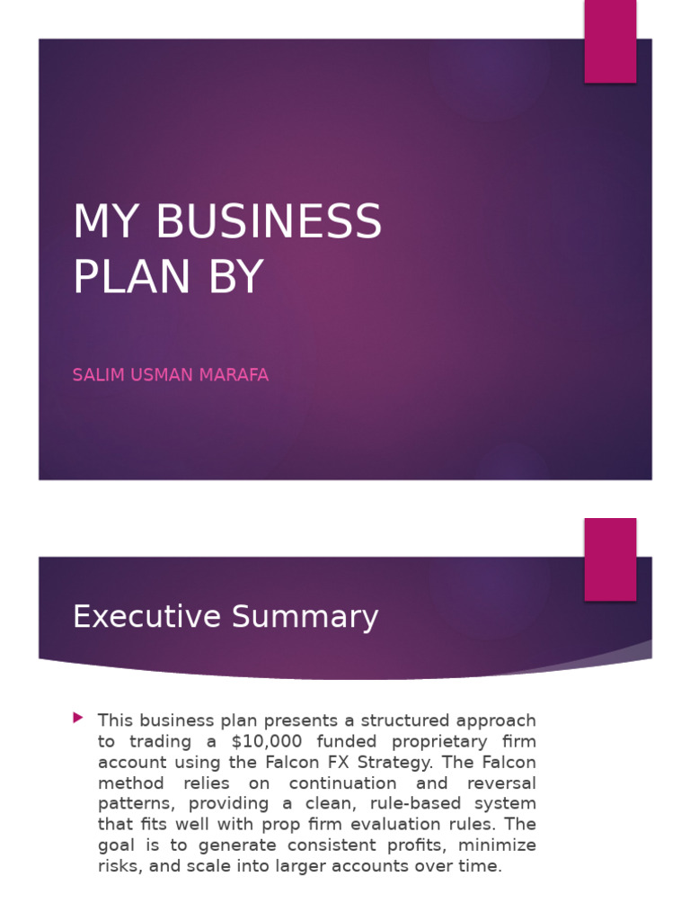 Falcon FX Trading Business Plan | PDF | Foreign Exchange Market | Expense