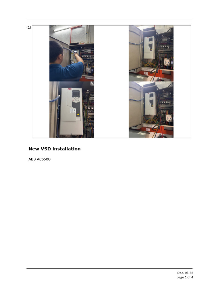 ABB ACS580 VSD Installation Guide | PDF