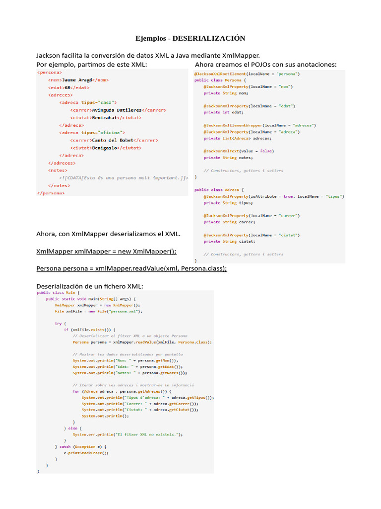 Resumen - 2 1 7 | PDF | Json | Java (lenguaje de programación)