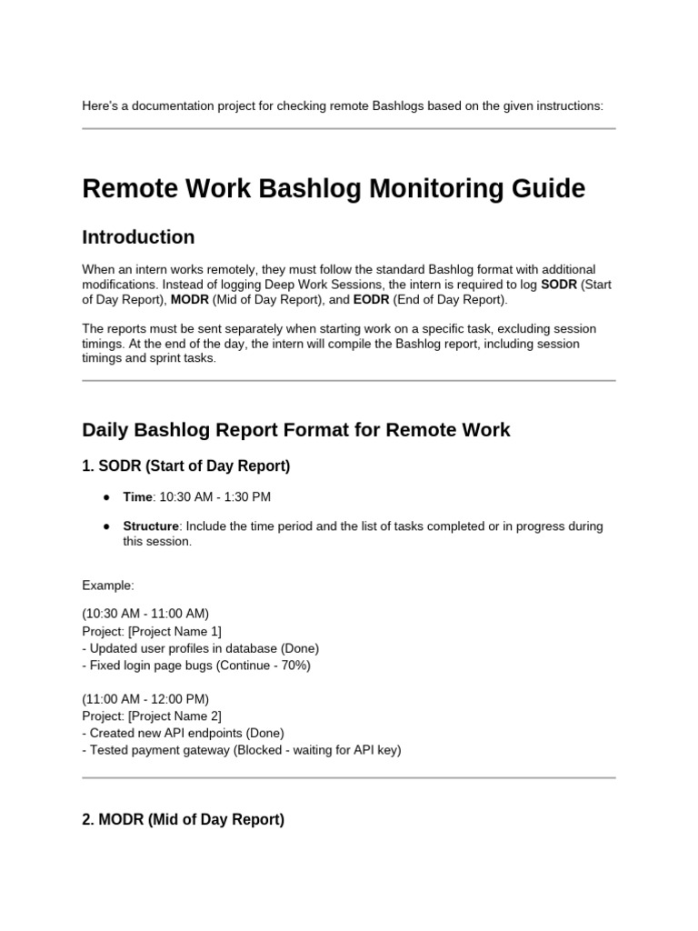 Remote Bashlog Reporting Guide | PDF | Software Bug | Computer Engineering