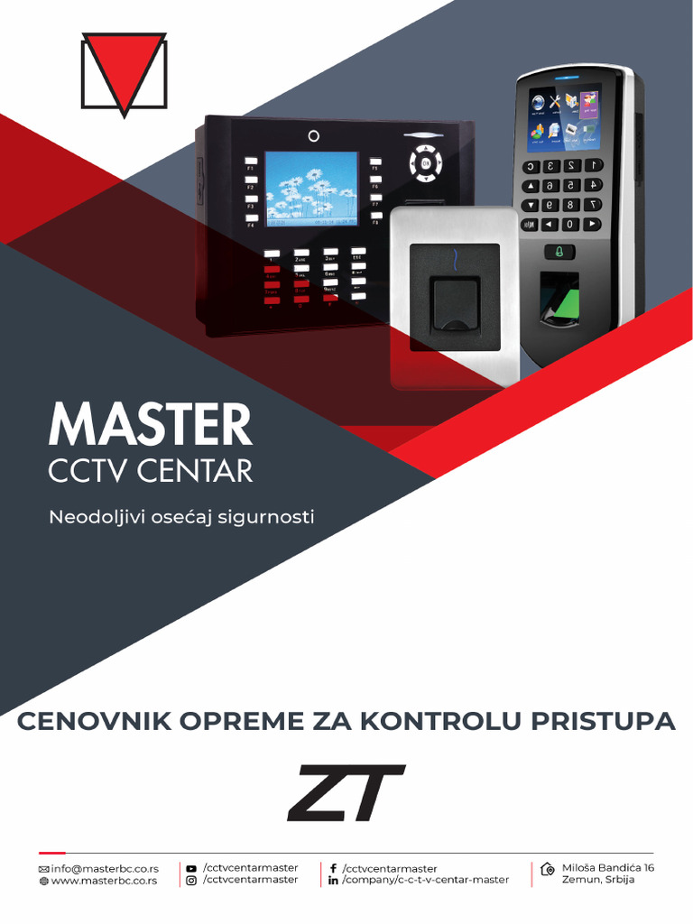 Cenovnik Opreme Za Kontrolu Pristupa | PDF