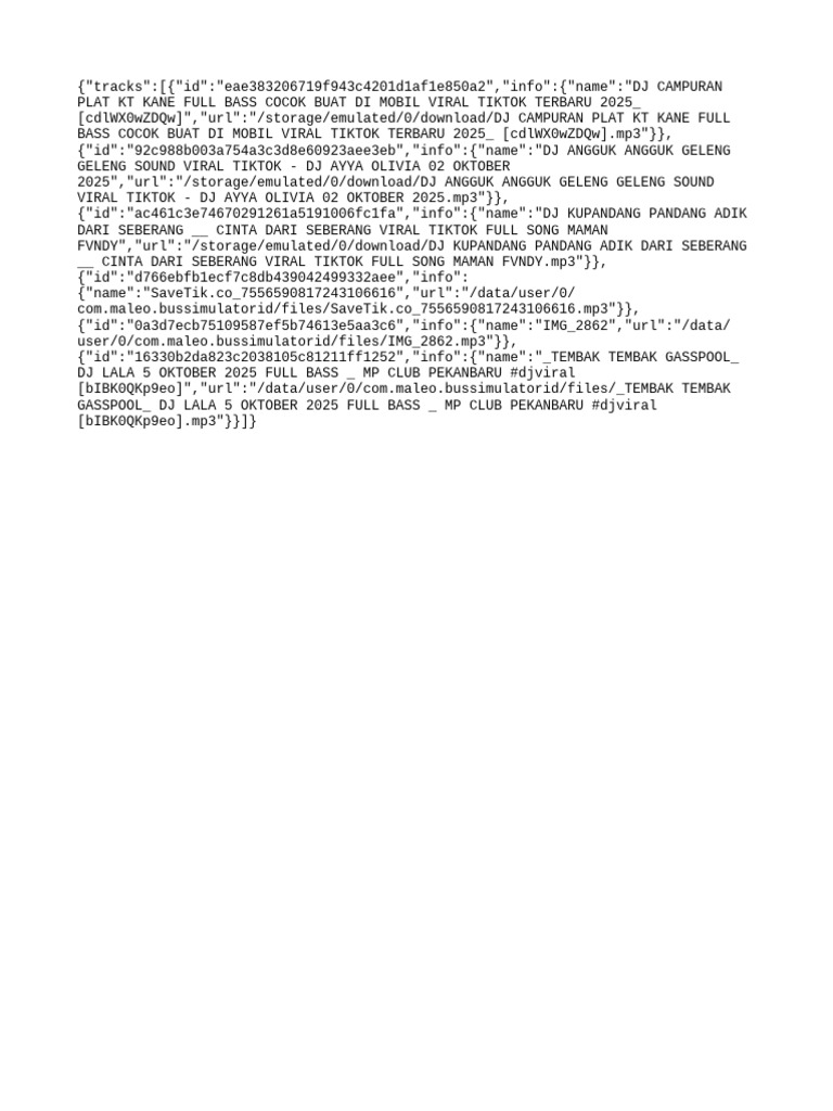Tracks | PDF