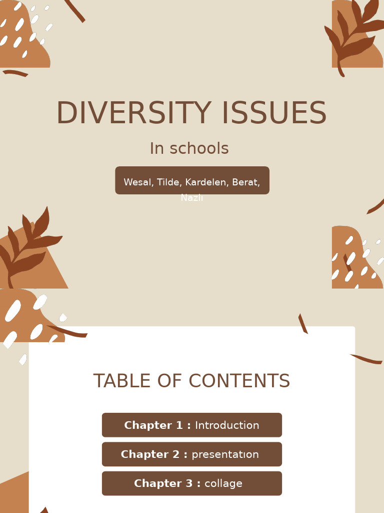 Diversity Issues in Education | PDF