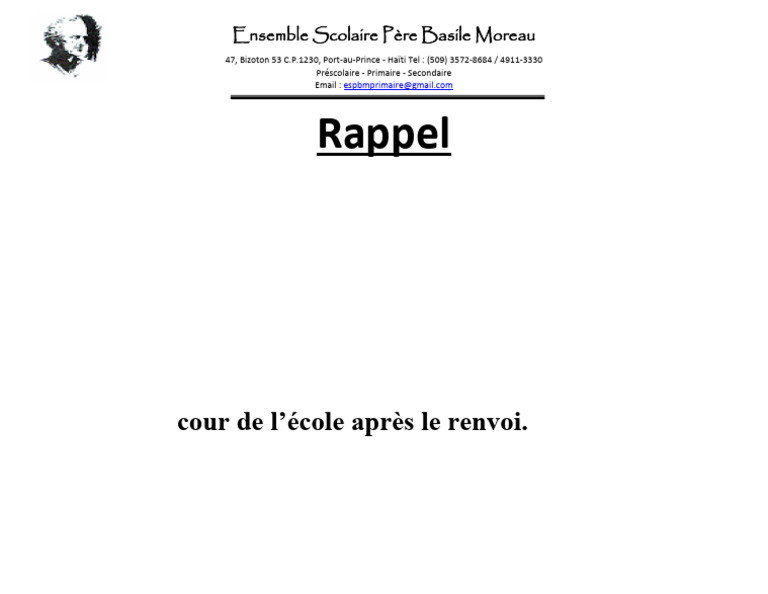 Rappel | PDF
