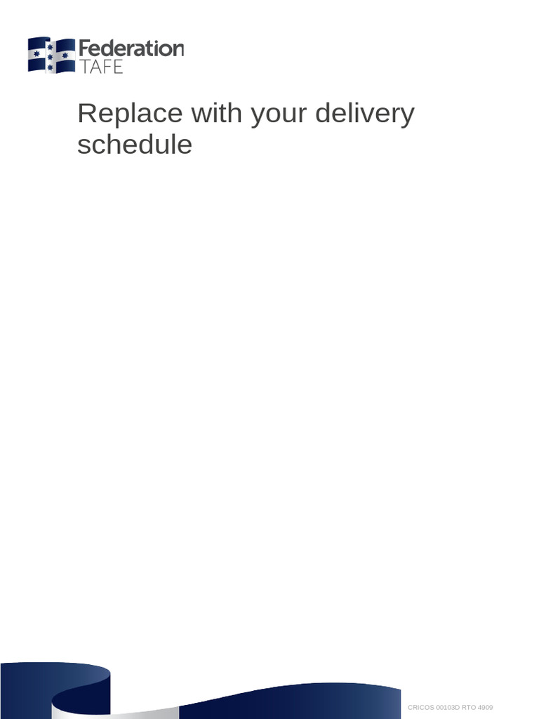 Delivery Schedule | PDF