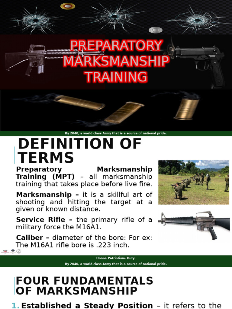 Marksmanship Training Fundamentals Guide | PDF | Shooting | Rifle