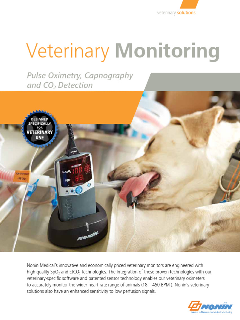 Veterinary Monitors: SpO2 & EtCO2 Solutions | PDF | Clinical Medicine ...
