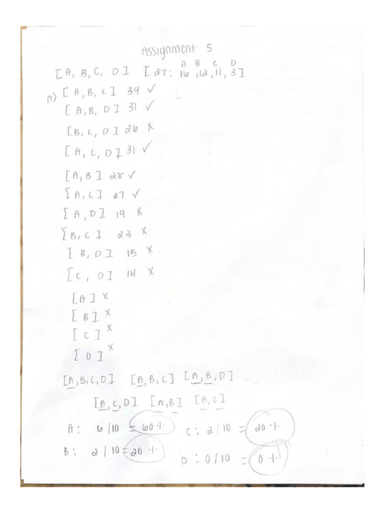 Assignment 5 Topics in Math | PDF