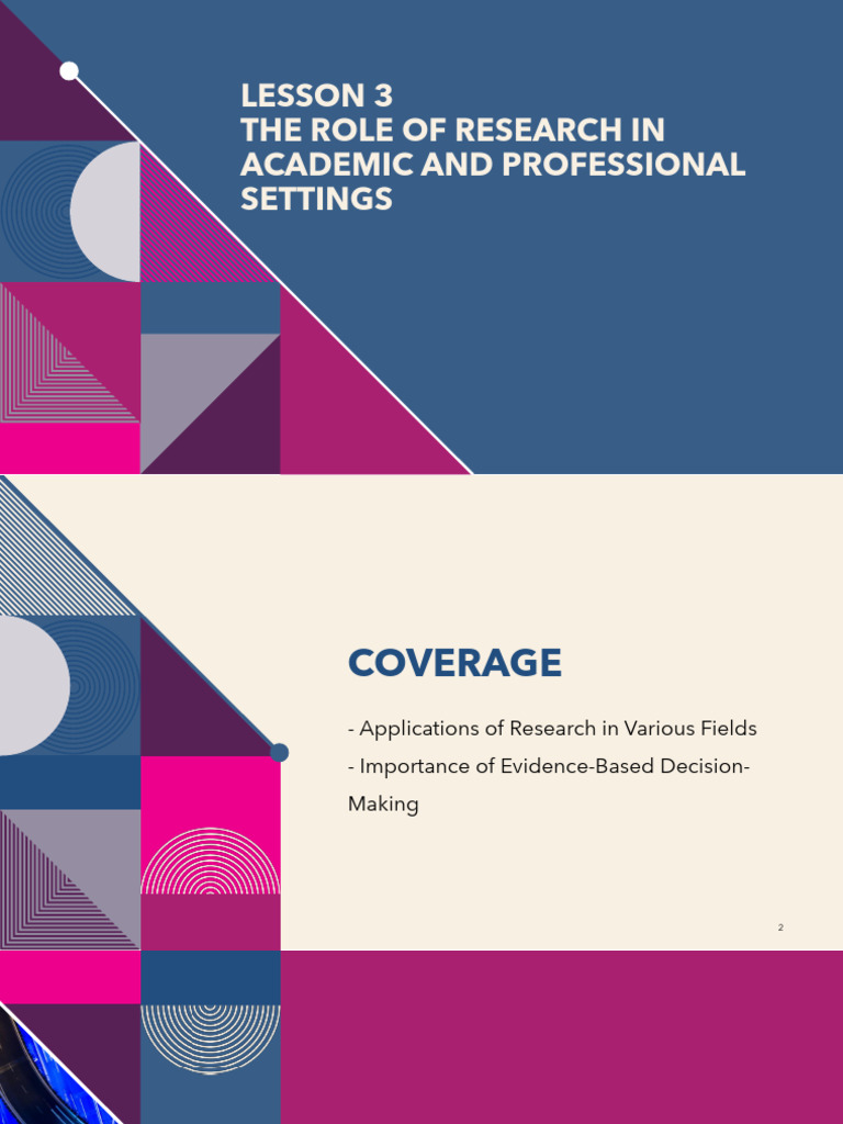 The Importance of Research in Decision-Making | PDF | Systematic Review ...
