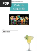 Carta de Coquetéis