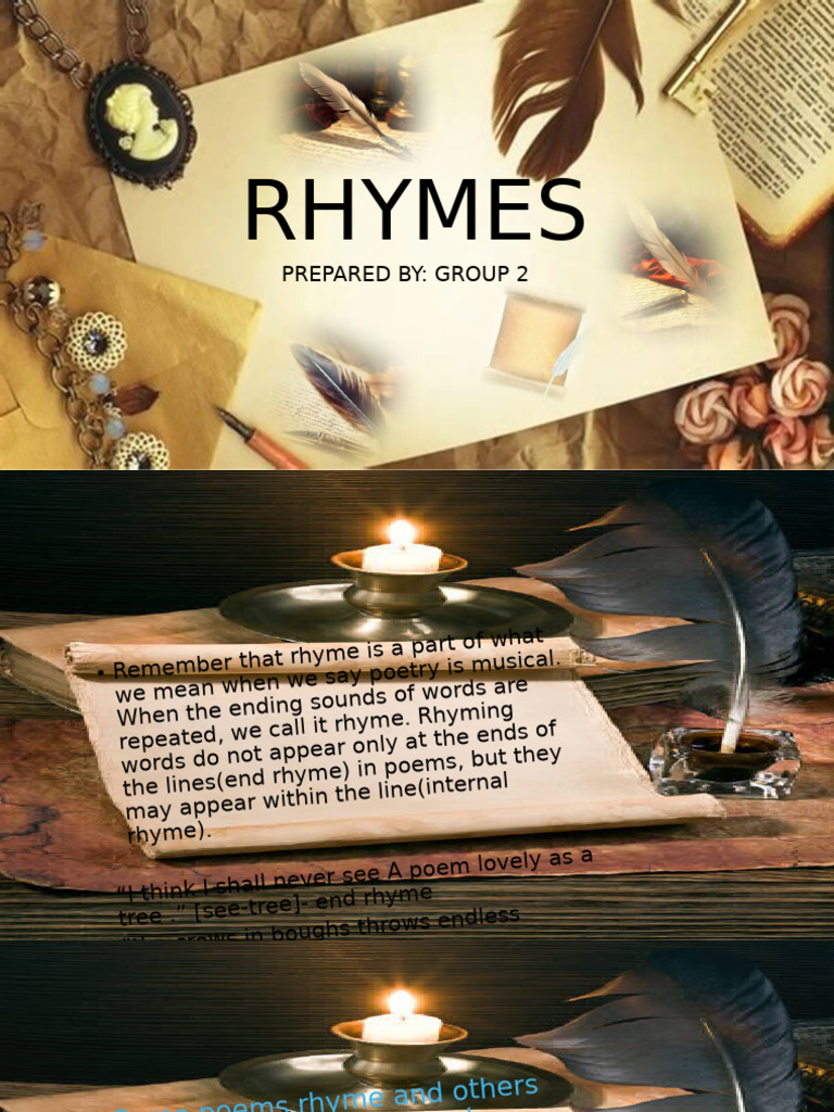 Understanding Rhyme in Poetry | PDF