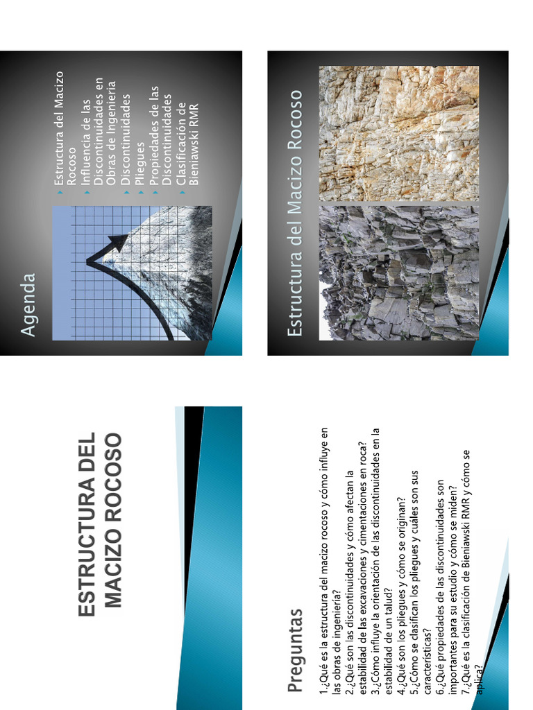 Estructura Del Macizo Rocoso | PDF