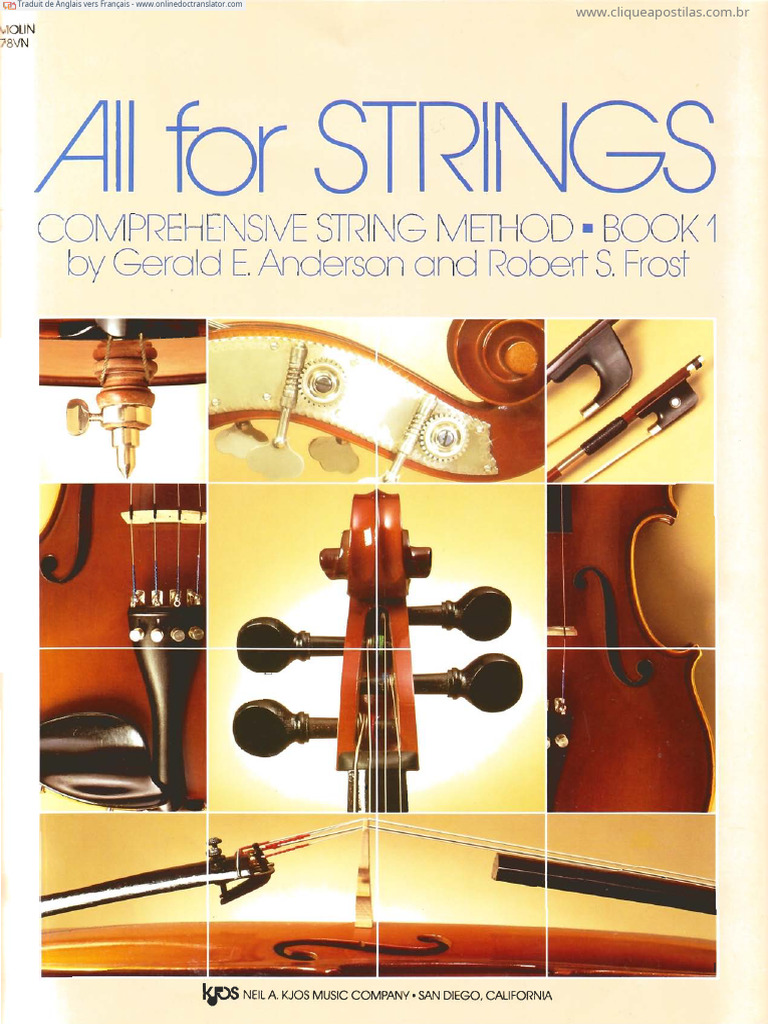 All For Strings Volume 1 Violino - En.fr 1 | PDF