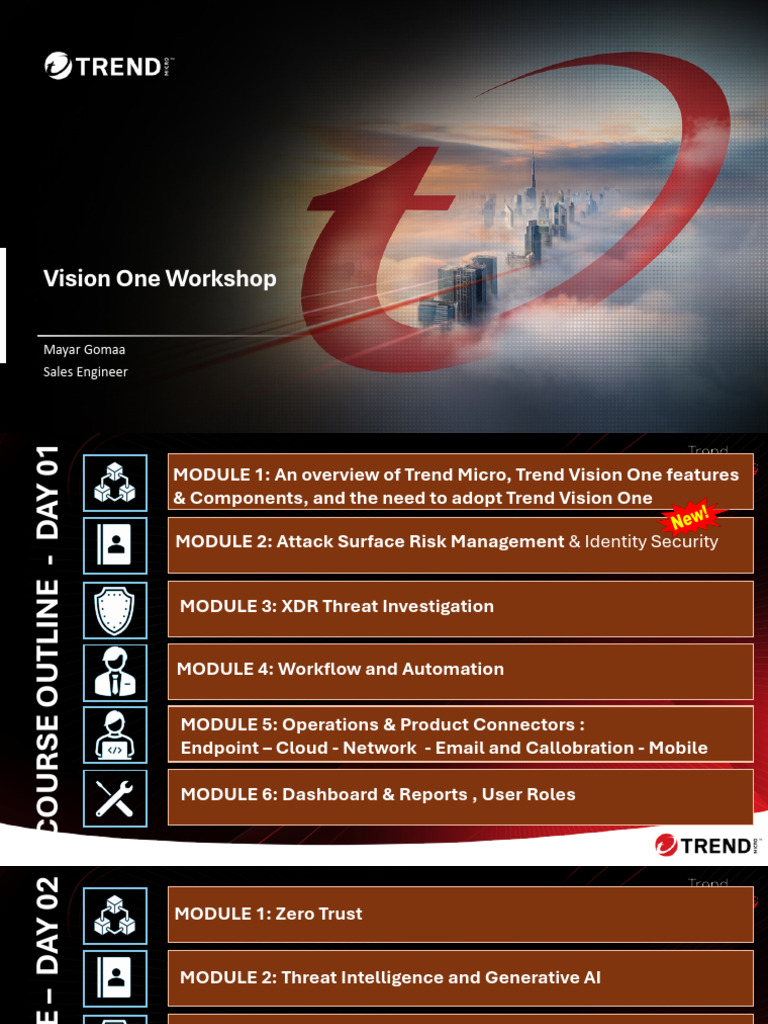 Trend Micro Vision One Workshop Overview | PDF | Computer Security ...