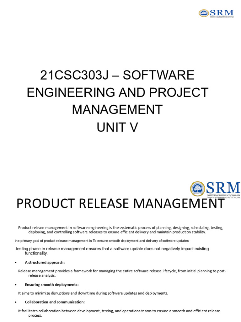 Streamlining Software Release Management | PDF | Risk Management | Risk