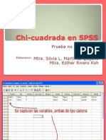 Chi-Cuadrada en SPSS