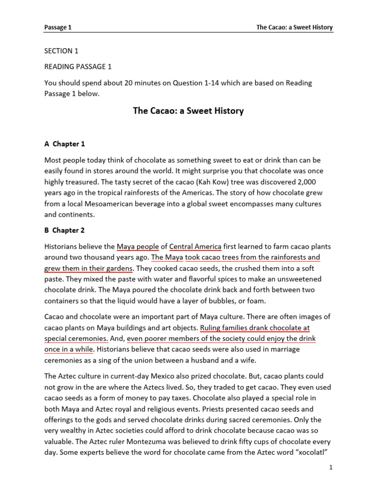 The Cacao's Sweet Historical Journey | PDF | Cocoa Bean | Chocolate