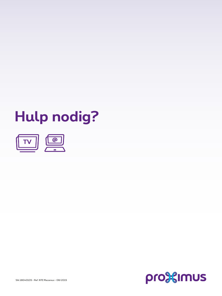 Proximus Decoder Manual | PDF