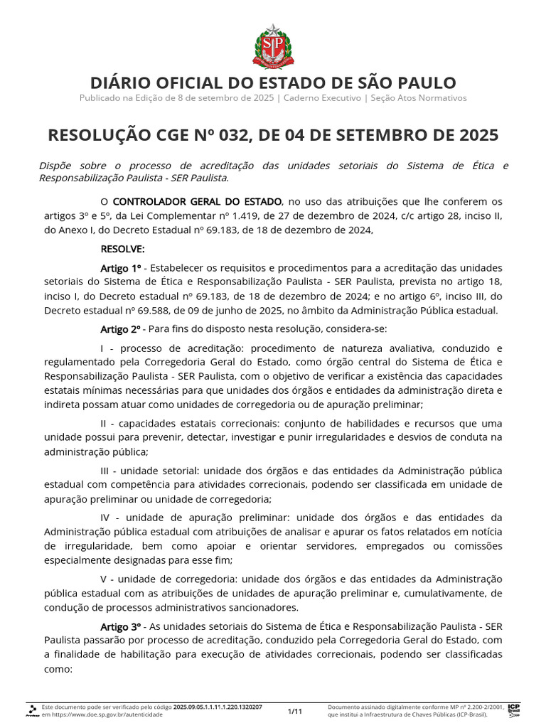 Acreditação no Sistema SER Paulista | PDF | Administração pública | Estado