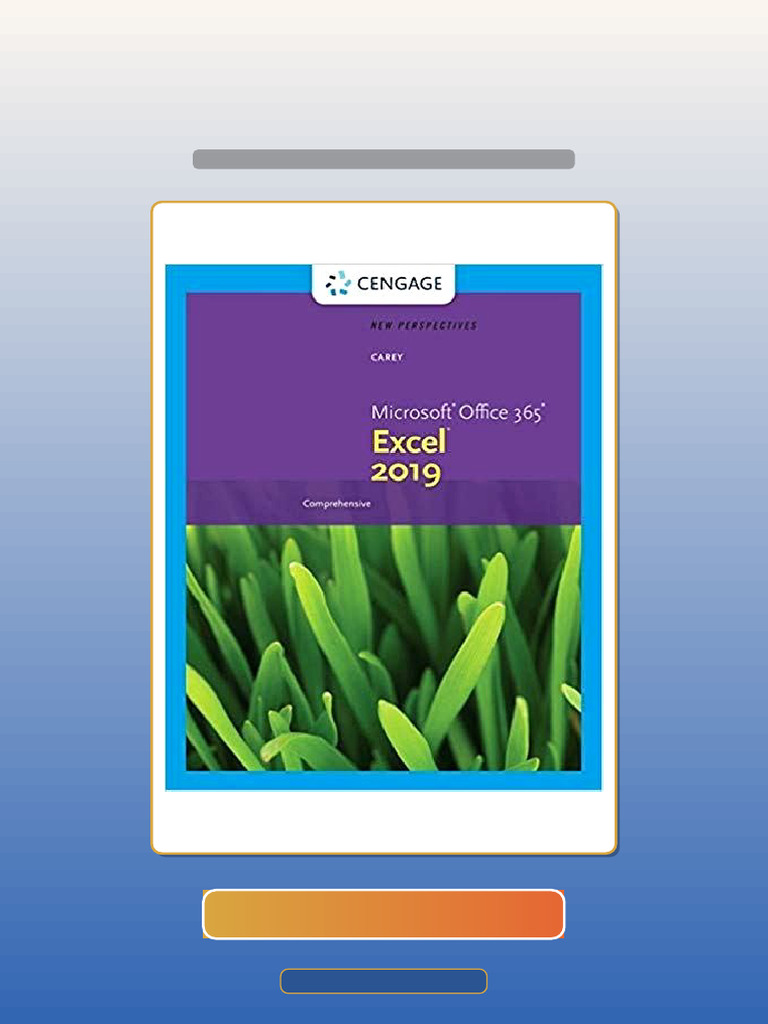 New Perspectives Microsoft Office 365 Excel 2019 Comprehensive eBook ...