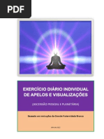 exercício diário individual de apelos e visualizações