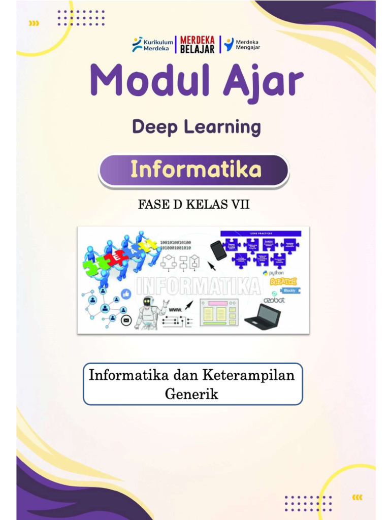 Modul Deep Learning Informatika Kelas 7 | PDF