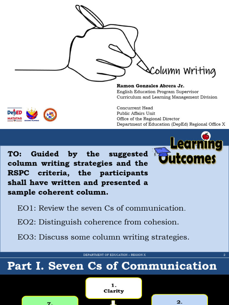 Mastering Column Writing Techniques | PDF | Argument | Verb