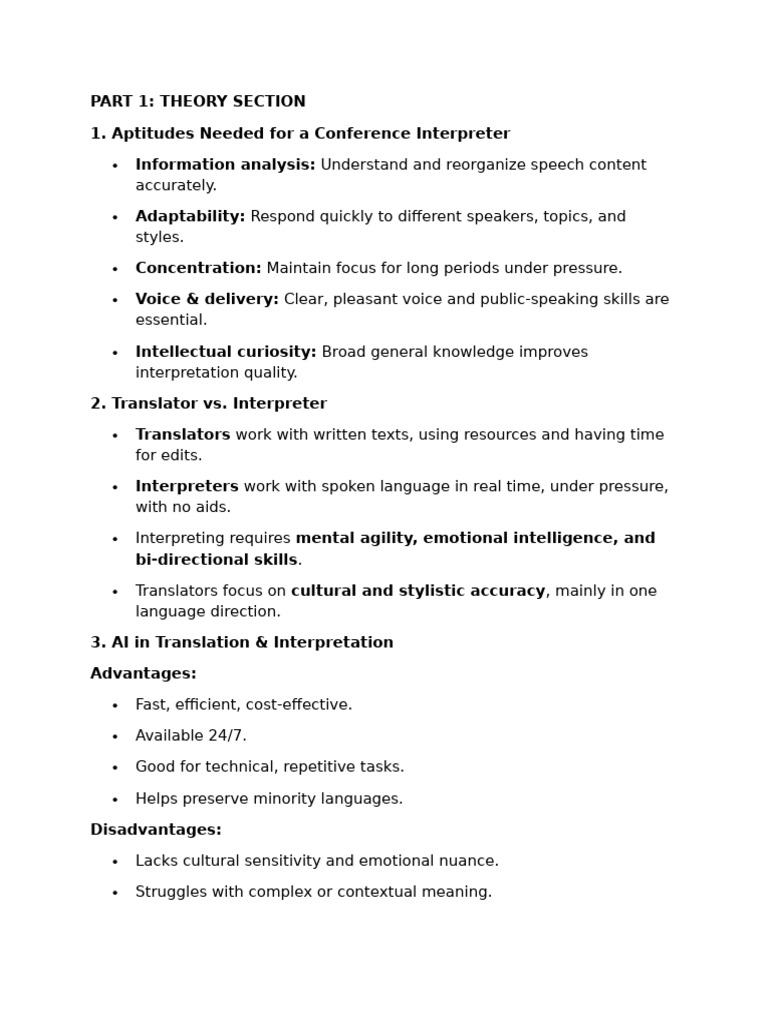 Conference Interpreting Essentials Guide | PDF