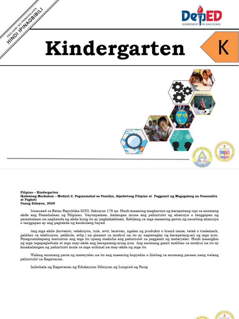 Kinder - q2 - Week 2 (Jan 11-15) Module 2 | PDF