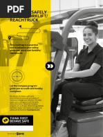 Reach Truck Operator Safety Guidelines | PDF | Safety | Truck
