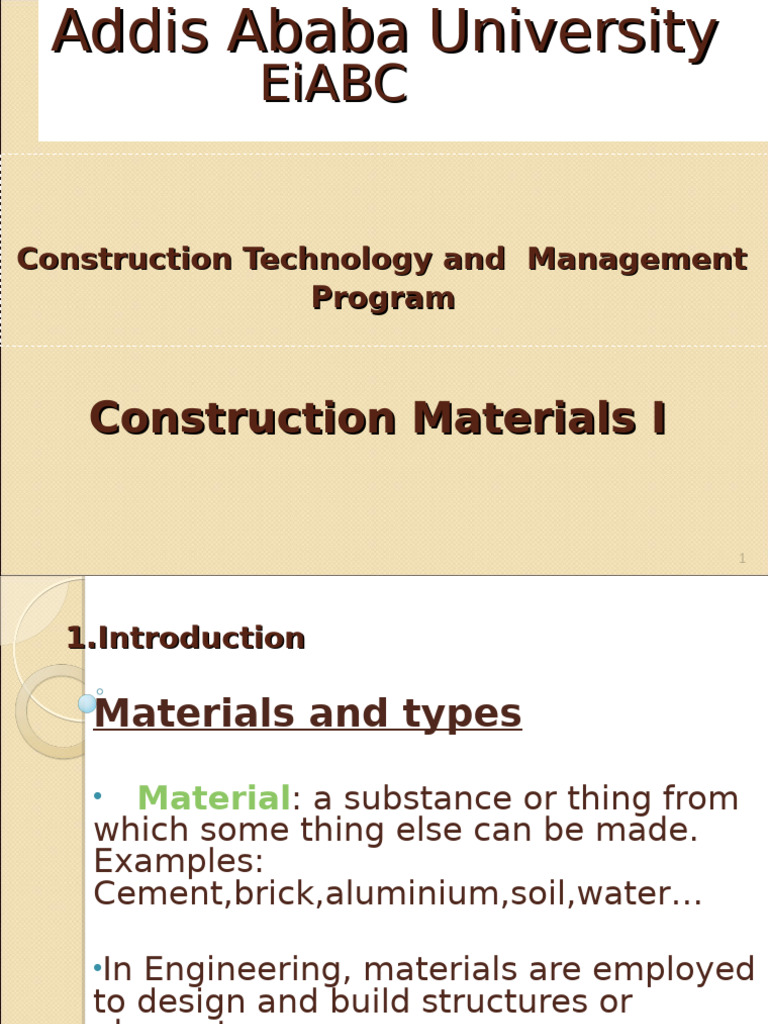 Construction Materials Overview Guide | PDF | Deformation (Engineering ...