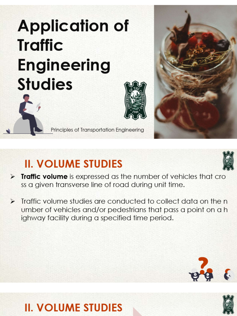 Week+3 1+Volume+Studies | PDF | Traffic | Intersection (Road)