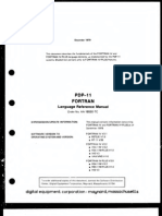 Fortran IV Iasrsx v25 Pdp11 Fortran Lang Ref Manual