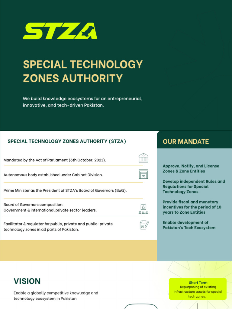 Special Technology Zones in Pakistan | PDF | Outsourcing | Business ...