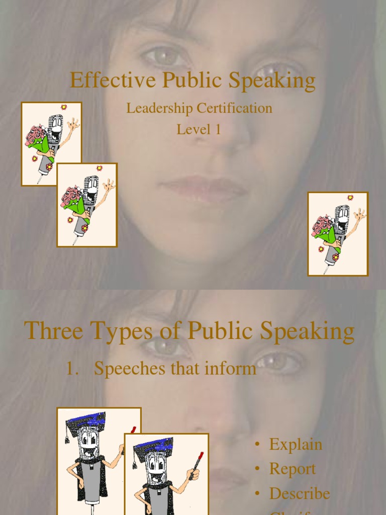 Public Speaking Essentials for Leaders | PDF