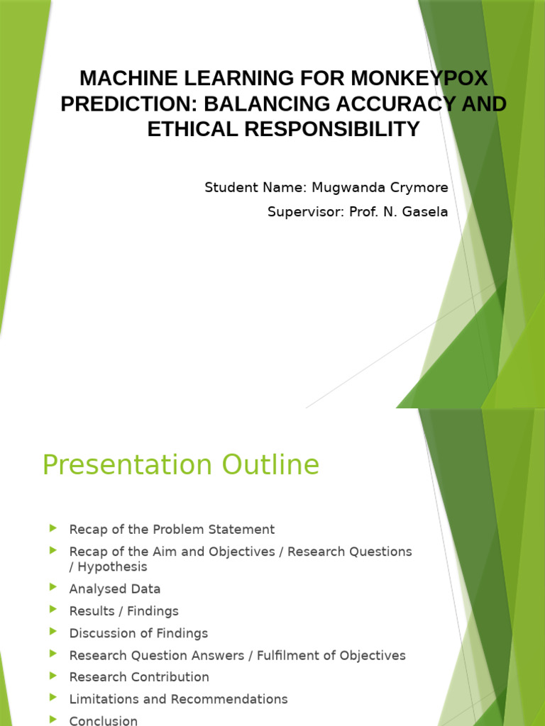 Monkeypox Prediction with Machine Learning | PDF | Forecasting ...