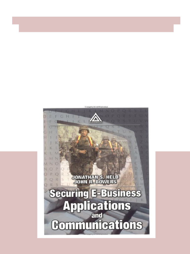 Securing E Business Applications and Communications 1st Edition ...
