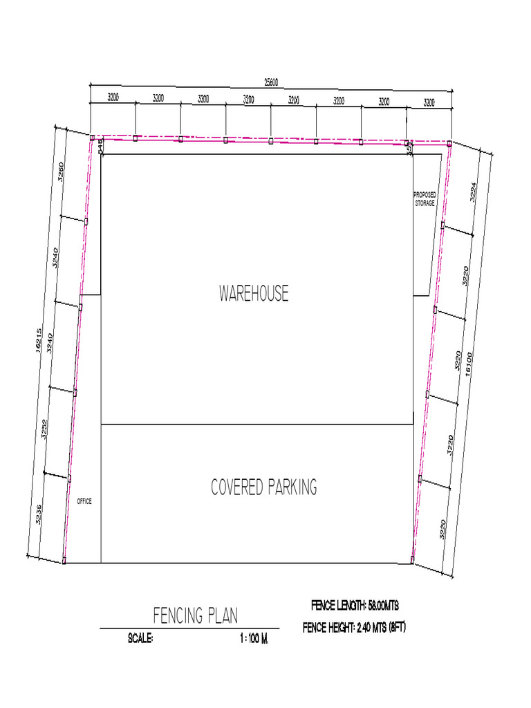 Fencing Plan | PDF