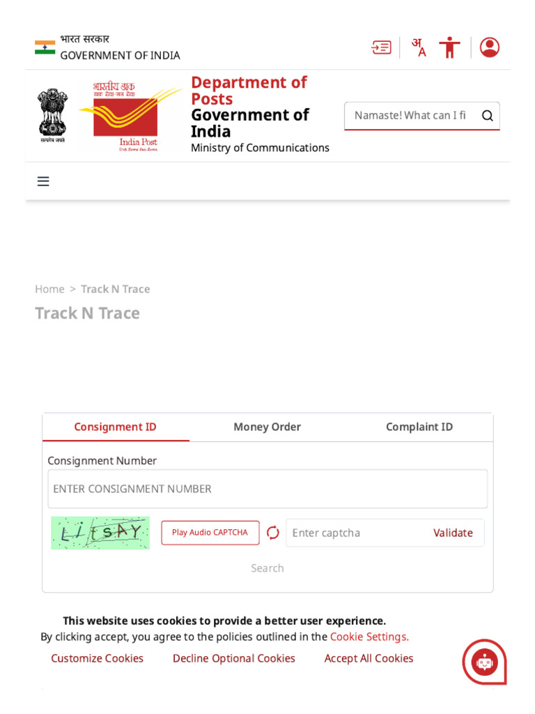 India Post Consignment Tracking Report | PDF | Http Cookie | Computing