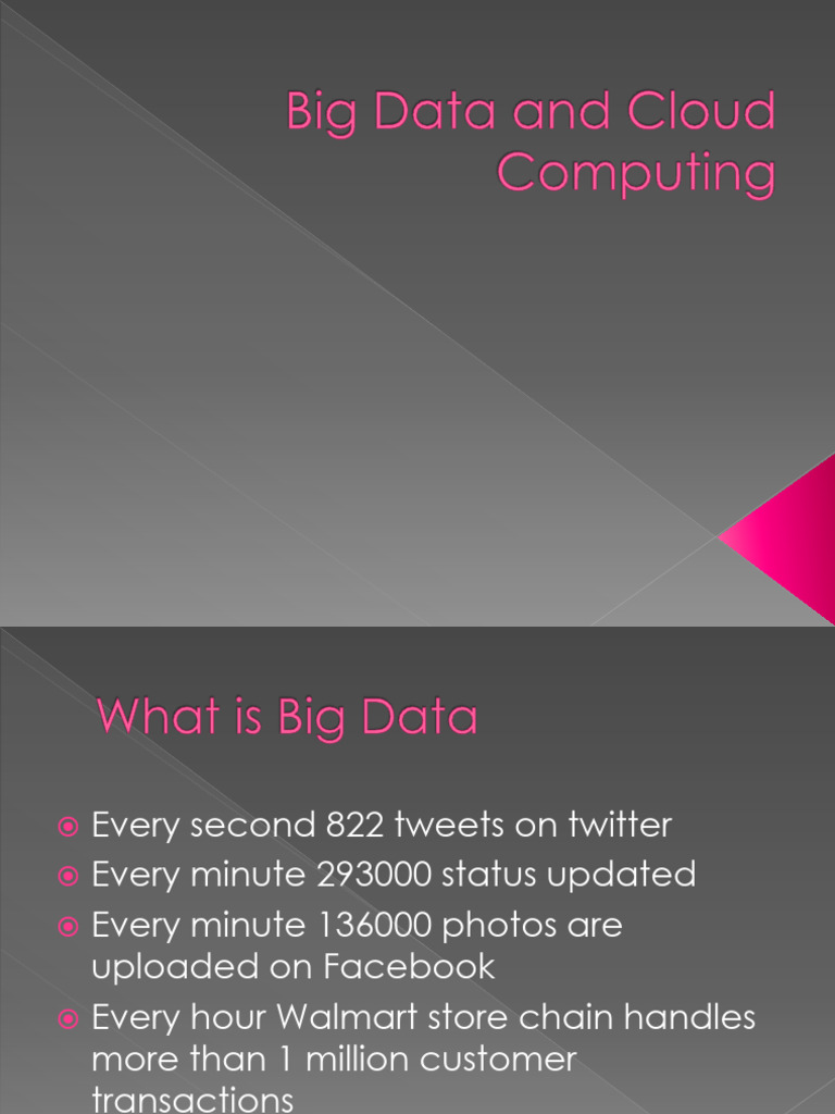 Understanding Big Data & Cloud Computing | PDF | Cloud Computing ...