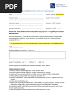 RACP Mini-CEX Advanced Training Form | PDF | Physical Examination ...
