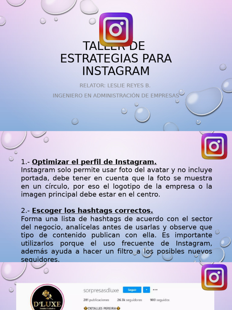 Estrategias Efectivas para Instagram | PDF | Facebook