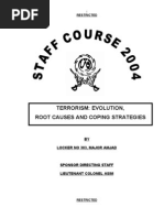 Terrorism It's Root