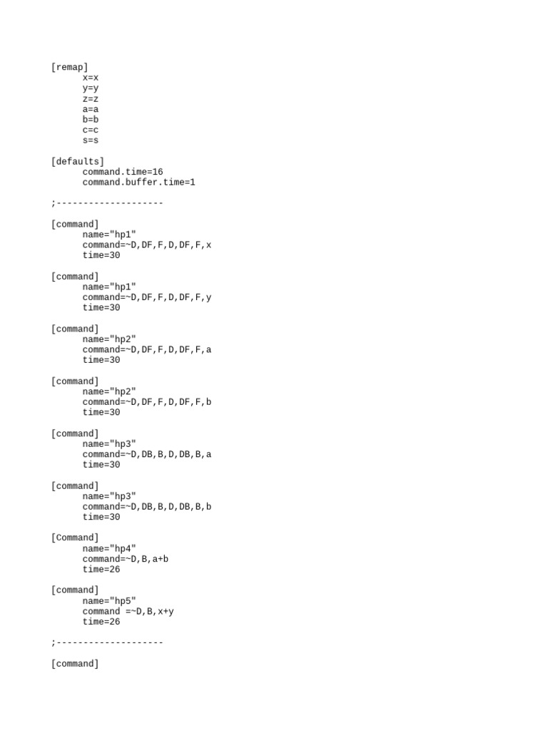 Command Configuration for Game States | PDF