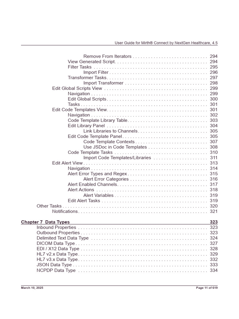 Mirth Connect 4.5 User Guide 11 | PDF