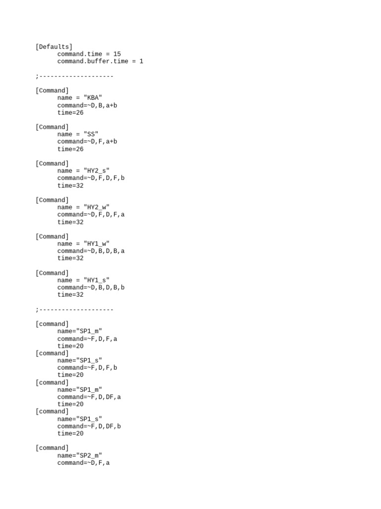 Command Configuration and States Overview | PDF