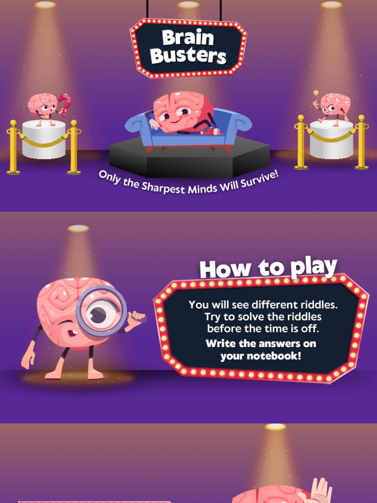 Brain Teasers and Riddles Game Guide | PDF